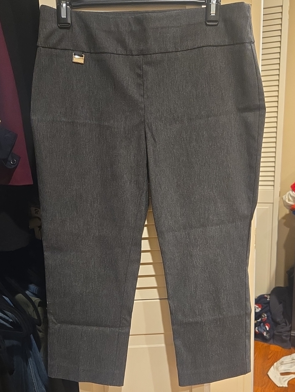 Alfani Dark Charcoal Capris  10P